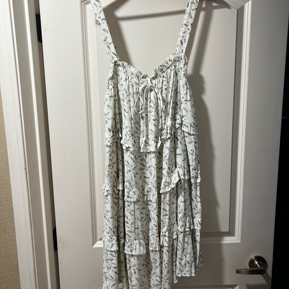 White Floral Dress